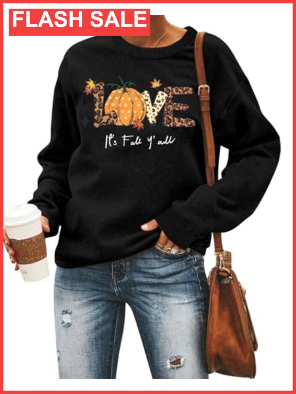 Pumpkin Season Crewneck Sweatshirt Thanksgiving Pullover Thankful Top